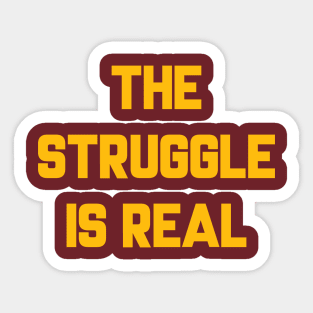 Cavs "The Struggle is Real" Sticker